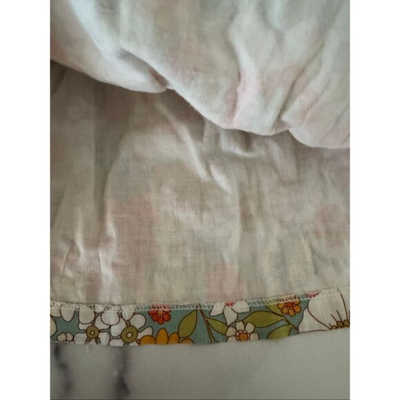 Lacey Lane girls 4 year skirt suspenders floral retro summer pull on 100% cotto - Picture 7 of 8